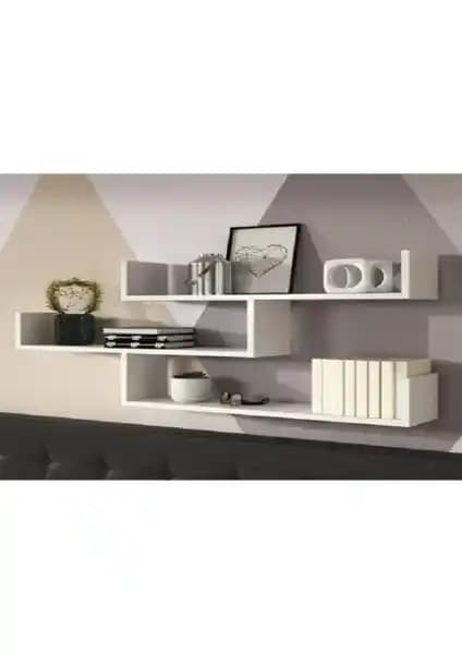 Moobs Home Dekoratif Duvar Rafı: Modern ve Şık Tasarım ile Ev Dekorasyonunuza Zarif Dokunuş