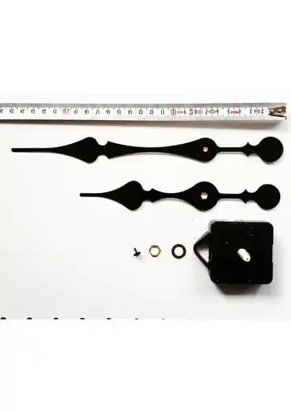 Mutlu Duvarlar Büyük Boy Duvar Saati Mekanizması Modern ve Sessiz Tasarım