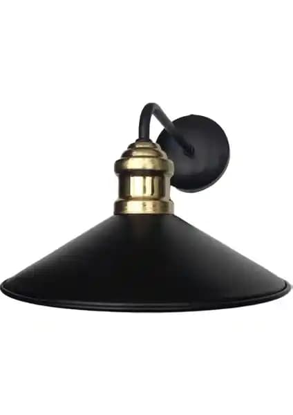 Mylight Retro Siyah Aplik 23 cm - Şık ve Fonksiyonel Modern Aydınlatma Çözümü