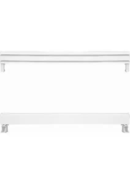 Perdejim Beyaz Dekoratif Perde Kornişi: Estetik ve Kullanışlı Modern Tasarım