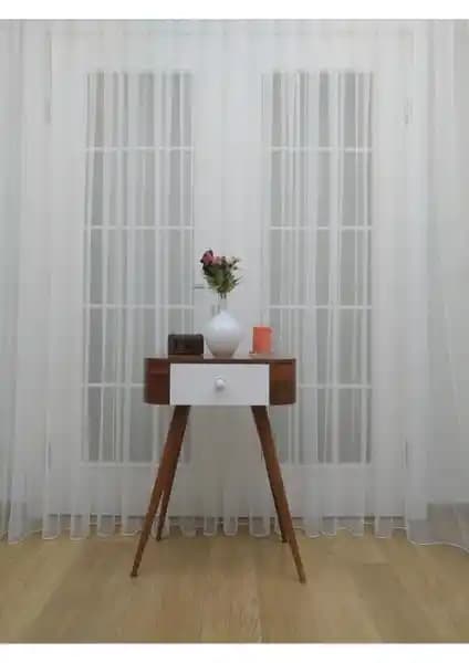 Perhal Grek Zemin Tül Perde 100x200 cm Şık ve Dayanıklı Modern Tasarım