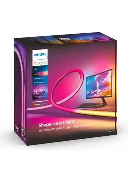 Philips Hue Gradient 32-34 inç PC LED Şerit ile Modern ve Kişiselleştirilebilir Aydınlatma Deneyimi
