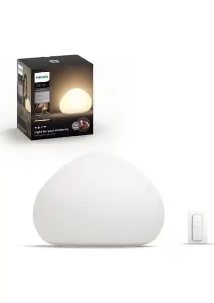 Philips Hue Wellner Akıllı Dekoratif Masa Lambası Modern Tasarım ve Akıllı Özellikler