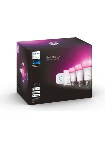 Philips HueWCA 9-75W E27 Renkli Akıllı Ampul Seti Ev Atmosferini Yeniden Tanımlar