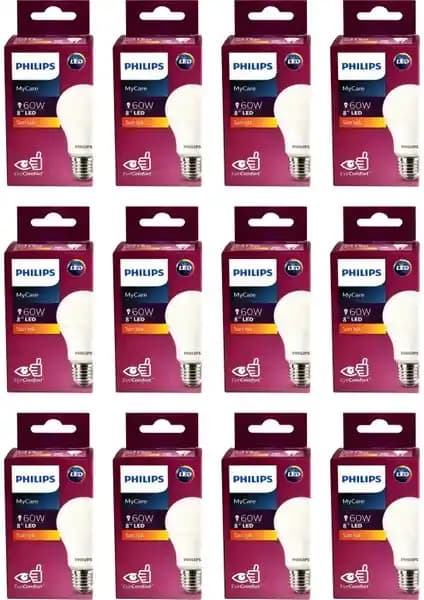 Philips Mycare LED 8W Sarı Işık E27 - Enerji Tasarruflu ve Dayanıklı Aydınlatma Çözümü