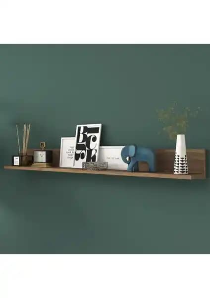 Rani E5 Dekoratif Duvar Rafı Minyatür Ceviz ile Şık ve Fonksiyonel Mekanlar Yaratın