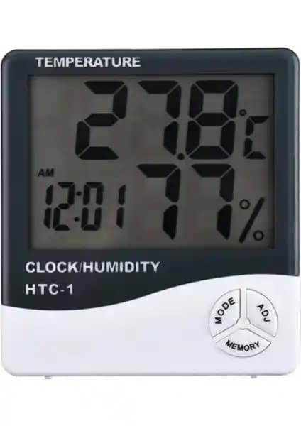 Real Özs Dijital Termometre Saat ile Ev ve Ofis Konforunu Artırın Modern Tasarım ve Çok Fonksiyonlu Kullanım