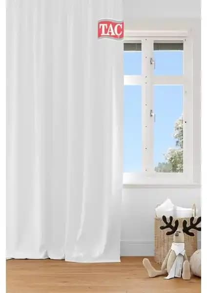 RechHome Taç 4 Katmanlı Beyaz Güneşlik Perde: Estetik ve Fonksiyonellik Bir Arada