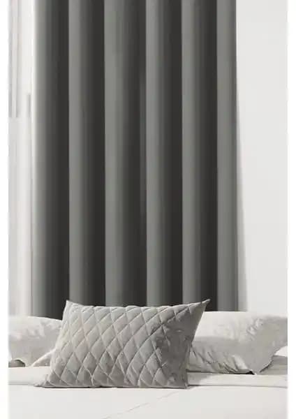 RechHome Taç Blackout Gri Perde Modern Tasarım ve Üstün Fonksiyonellik Özellikleri