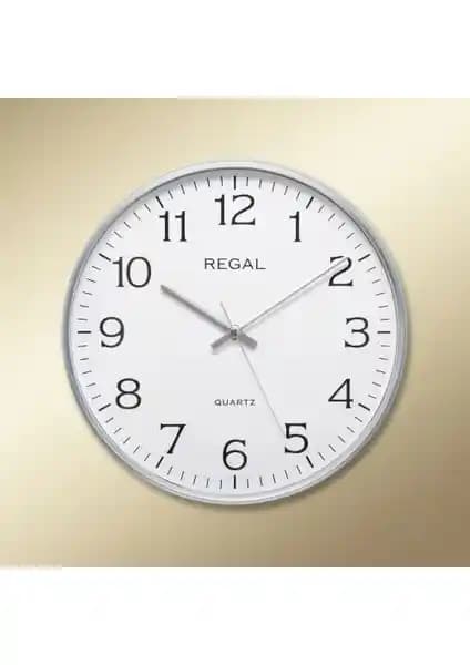 Regal 0250 SW İnce Gümüş Çerçeveli Beyaz Kadran Duvar Saati Özellikleri ve Kullanımı