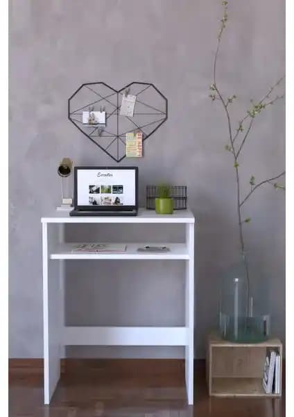 Remaks Beyaz Bilgisayar Çalışma Masası: Modern ve Fonksiyonel Ofis Mobilyası