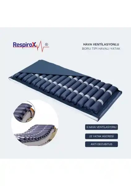 Respirox Hava Ventilasyonlu Boru Tipi Hasta Yatakları Yatak Yarası Riskini Azaltan Gelişmiş Tasarım