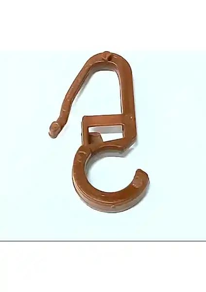 Rustik Tarzda 100 Adet Plastik Perde Tokası Estetik ve Dayanıklı Dekorasyon Aksesuarı