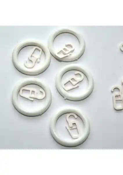 Rustik tarzda perde halkası ve klips seti ile şık ve pratik perde düzeni çözümleri