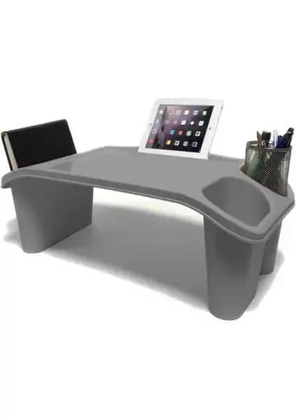Saban Plastik Çok Amaçlı Hobi Masası Laptop Sehpası Gri Günlük Kullanım İçin Uygun Bir Çözüm