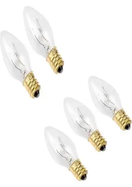 Şahnet C7 7W Şeffaf Tuz Lambası Ampulü: Estetik ve Enerji Verimli Dekoratif Aydınlatma Çözümü