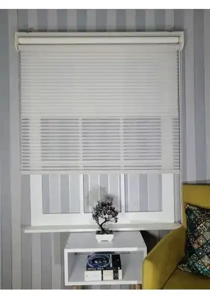 Serin Home Collection Krem Çizgili Çift Katlı Stor Perde Özellikleri ve Montaj Rehberi