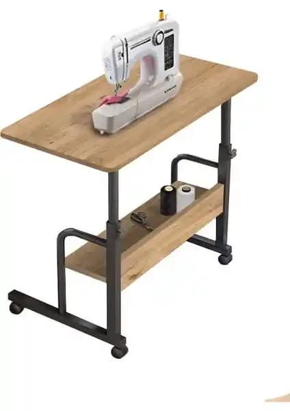 Servetavcı Esil Yükseklik Ayarlı Raflı Dikiş Makinesi Sehpası: Dayanıklı ve Fonksiyonel Tasarım