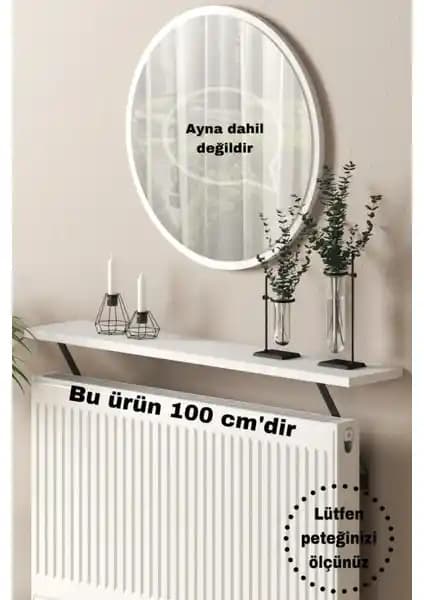 Talas Tozu Beyaz Petek Üstü Duvar Montajsız Raf: Estetik ve Kullanışlı Çözüm