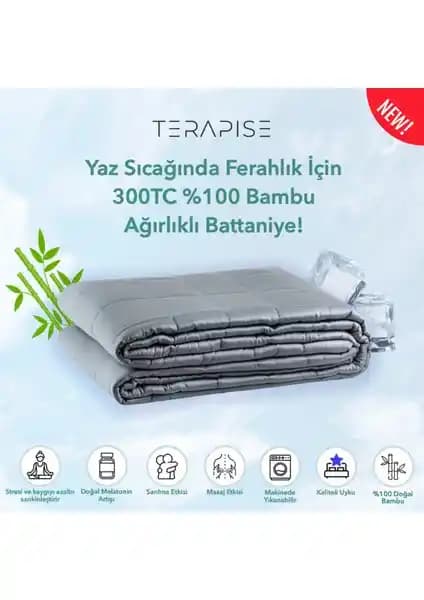 Terapise % 100 Bambu Ağırlıklı Yorgan ve Battaniye Doğal Konforun Zirvesi