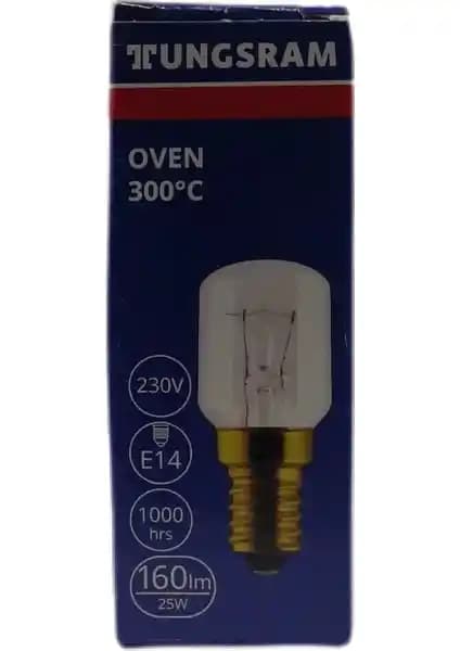 Tungsram 5 Adet 25W E14 Duy Fırın Ampulleri Güvenilir ve Yüksek Sıcaklık Dayanıklı Tasarım