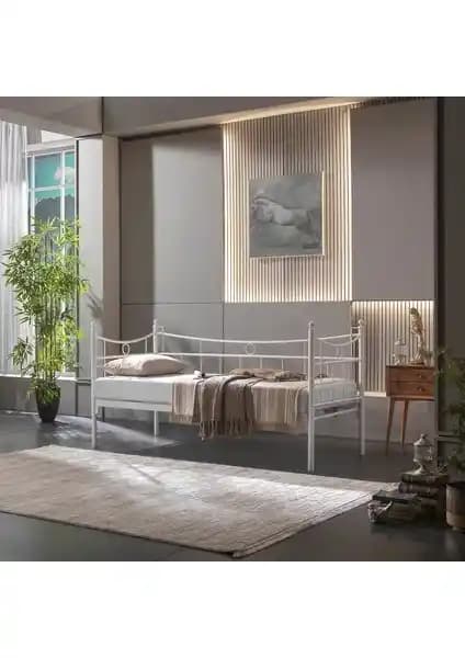 Unimet Günlük Tek Kişilik Metal Daybed Modern Tasarım ve Dayanıklılık Özellikleri