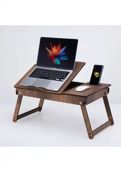 Vigo Wood Katlanabilir Ayaklı Laptop Sehpası: Çok Yönlü ve Ayarlanabilir Tasarım
