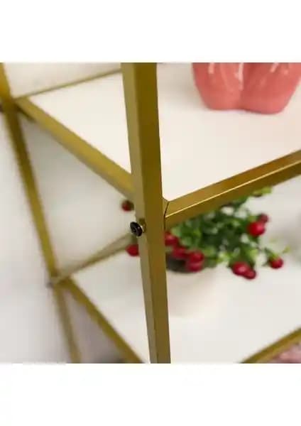 Weblonya Metal Kitaplık Raf Duvar Rafı Modern ve Dayanıklı Tasarım Özellikleri