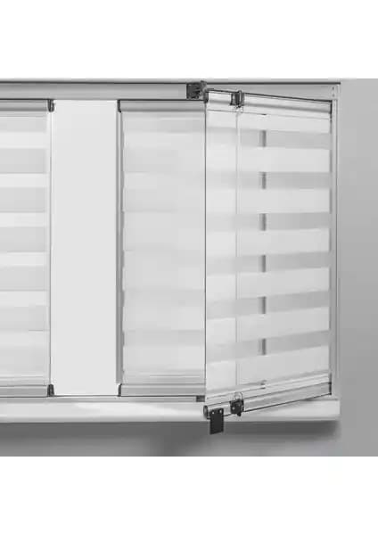 Wenthi Ölçüye Özel Beyaz Cam Balkon ve Sürgülü Cam Perdesi Modern İç Mekanlar İçin