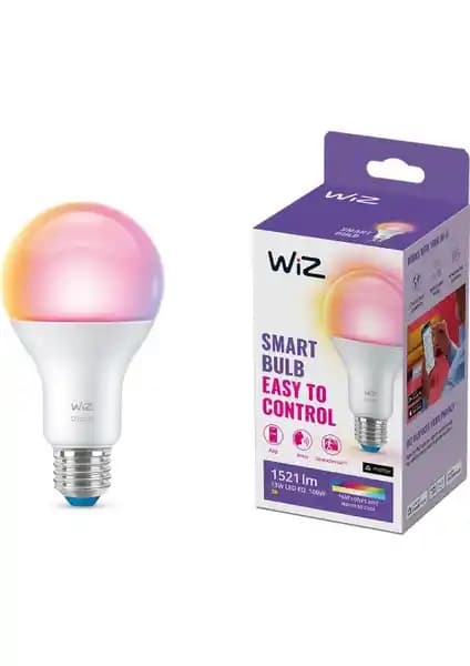 Wiz 100W Renkli Ambiyans E27 Akıllı Ampul Modern Evler İçin Yenilikçi ve Kullanışlı Aydınlatma Çözümü