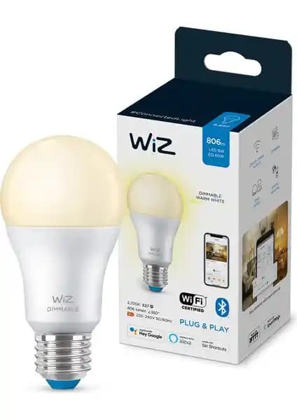 Wiz 60W Sarı Ambiyans E27 Akıllı Ampul ile Modern ve Akıllı Ev Aydınlatması