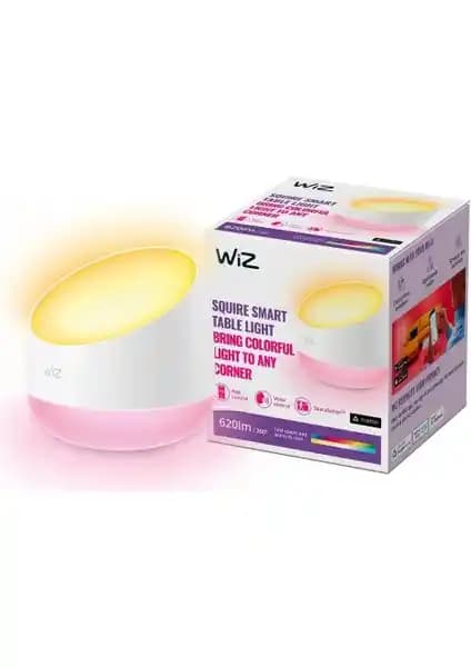 Wiz Squire Renkli Ambiyans Akıllı Masa Lambası: Modern ve Kullanışlı Tasarım Özellikleri