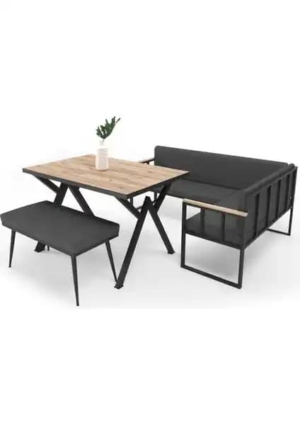 Wood House Polen Mutfak Köşe Takımı: Modern Tasarım ve Dayanıklılık Sunan Şık Mobilya Seti