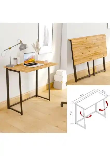 Yüceer Home WorkPro Katlanır Çalışma Masası: Şık, Dayanıklı ve Pratik Çözüm