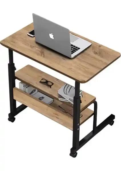 Yükseklik Ayarlı ve Çift Raflı Laptop Sehpası ve Çalışma Masası Özellikleri
