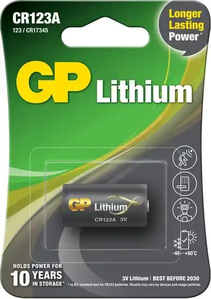 CR123A 3V Lityum Pil Karşılaştırması: GP ve Varta Modellerinin Özellikleri