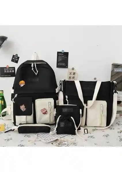 Dake 5 Parça Sırt Çantası ve Xcspace Oxford Büyük Kapasitel Çanta Karşılaştırması