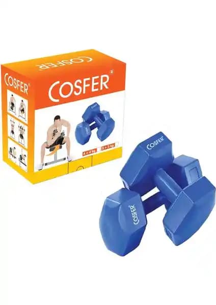 Dambıl Setleri Karşılaştırması: Cosfer Vinyl Kaplı 10 kg ve Moccastyle Siyah 6 kg