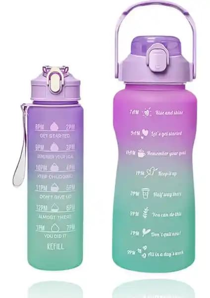 Evimki ve The Gaze Motivasyonel Su Matarası ve Suluk Karşılaştırması