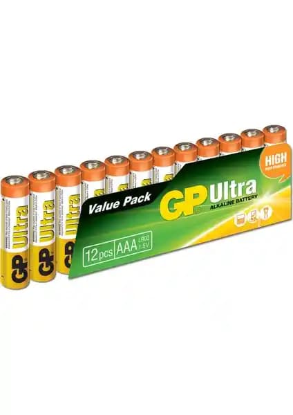 GP G-Tech LR03 Ultra Alkalin ve GP Greencel R03 Çinko Pil Karşılaştırması