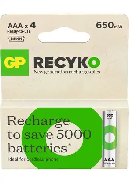 GP Recyko 650mAh ve Varta 550mAh AAA Şarj Edilebilir Piller Karşılaştırması