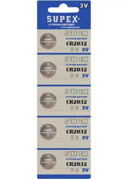 Supex ve Varta CR2032 Lityum Düğme Pil Karşılaştırması ve Özellikleri