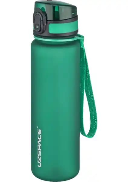 Uzspace Tritan 500 ml Su Matarası Karşılaştırması Koyu Yeşil ve Mor Turuncu Modelleri