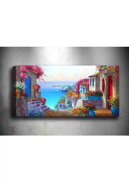 50x120 cm Manzara Kanvas Tablo ile Evinize ve Ofisinize Sanat ve Estetik Katın