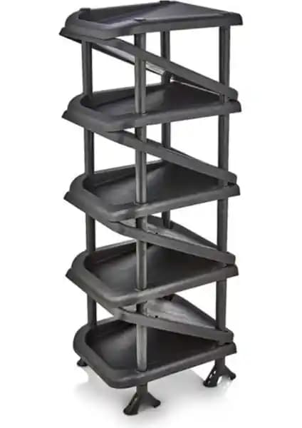 5DM Plastik Zigzag Ayakkabılık: Modern ve Pratik Dar Alan Çözümü