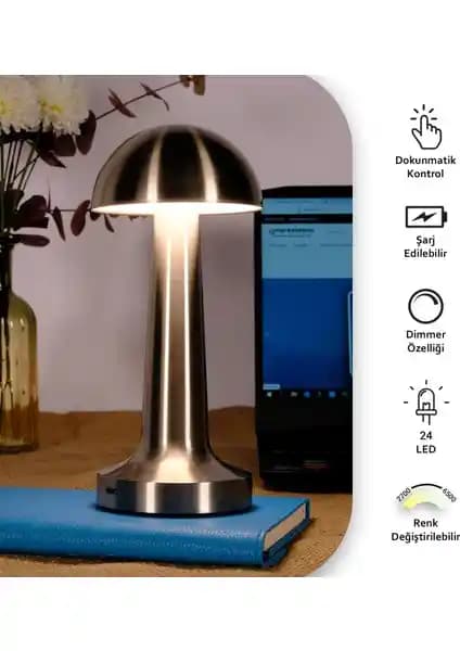 Ack Şarjlı Dokunmatik LED Masa Lambası: Modern ve Fonksiyonel Aydınlatma Çözümü