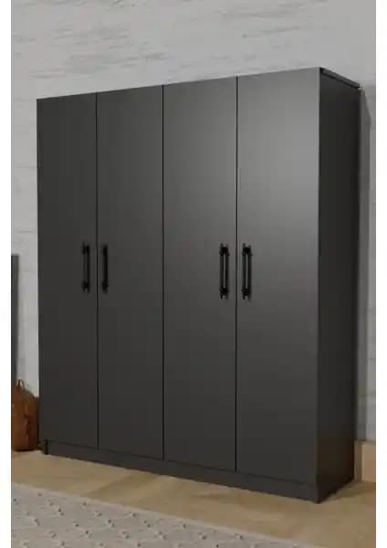 Aeka AE-1054 Arena Antrasit Garaj Dolabı Modern ve Dayanıklı Depolama Çözümü