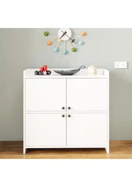 Aeka AE-3060 Forum Beyaz Çok Amaçlı Dolap: Modern ve İşlevsel Depolama Çözümü