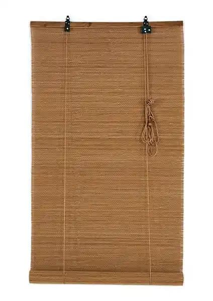 Ahşap Görünümlü Bambu Stor Perde Af-B114: Şık ve Fonksiyonel İç Mekan Dekorasyonu