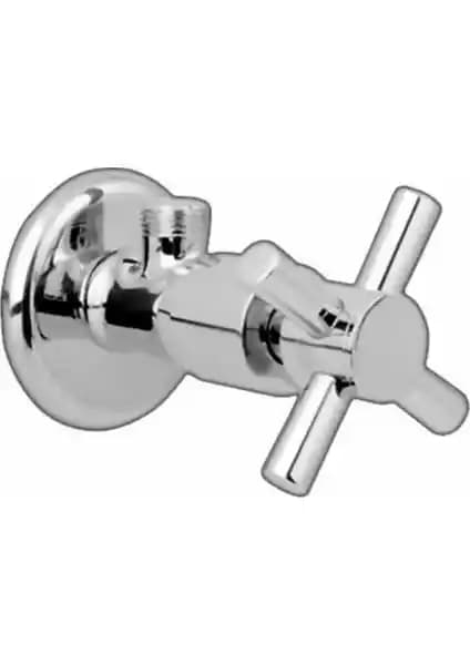 Aiwa Artı Aç Kapa 4 Kollu Krom Taharet Musluğu: Dayanıklı ve Estetik Banyo Armatürü